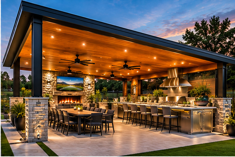Luxury outdoor living